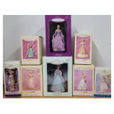 LOT of Eight Hallmark Keepsake Barbie Ornaments Collector Series 35th Anniversary Midge