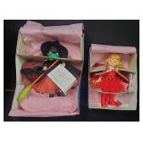Two Madame Alexander Dolls Witch NRFB and Little Devil NIB