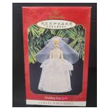 Two NIB Bridal Barbie Ornaments and Plate