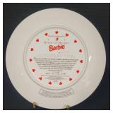 1995 Enesco Barbie Plate Queen of Hearts Bob Mackey
