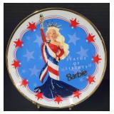 Enesco Limited Edition Barbie Plate "Statue of Liberty" Barbie