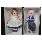 Two madame Alexander Wizard of Oz Dolls - 39910 Auntie Em and 39915 Uncle Henry NRFB