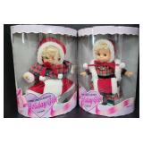 Two Dolls - ShopKo Limited Edition Elizabeth Holiday Girl 1995 and 1996 NIB