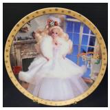 1996 Enesco Limited Edition Plate "Happy Holidays Barbie, 1989"  Plate