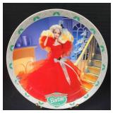 1995 Enesco Limited Edition Plate - "Happy Holidays Barbie, 1988"