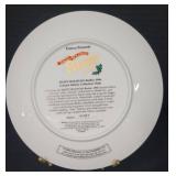 1996 Enesco Limited Edition Plate - "Happy Holidays Barbie,1996"