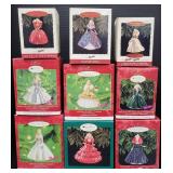 Nine Keepsake Holiday Barbie Ornaments (LOT 1 of 8) NIB Hallmark, Collectors Club