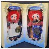 Raggedy Ann and Andy 75th Anniversary Dolls NIB