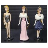 Ashton Drake Barbie Ornament New with Box 1995 Set of 4