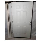 42" steel exterior door