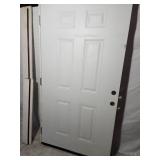 42" steel exterior door