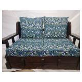 2 seat patio bench