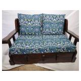 2 seat patio bench