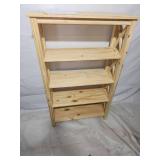 Unfinished x bookcase