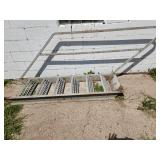 6 step steel staircase
