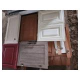 Large pallet prefinished cabinet doors and drawers
