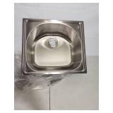 24" stainless steel sink