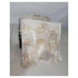 18 sheets Dorado pebble tumbled mosiac tile