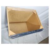 27" blue vanity cabinet