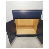 27" blue vanity cabinet