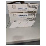 3 boxes white diamond porcelain tiles