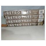 4 boxes peel and stick Vinyl tile flooring