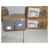 30sqft 4 1/4" x 4 1/4" glossy suede gray tile