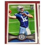 (2) 2012 Topps Andrew Luck Rookie Cards
