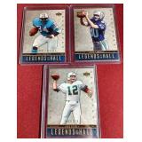 (3) 2005 Upper Deck NFL Legends Cards - All #d/1025