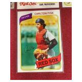 (4) Vintage Red Sox Legends Cards - Yaz & Fisk