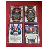 (4) Trey Lance Rookie Cards