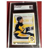 1990-91 Upper Deck Mark Recchi Rookie Card - SGC 8