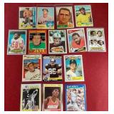 (15) Mixed Sport Card Lot - Vintage Baseball/Football, Etc