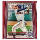 (4) Bowman Royce Lewis Cards - 1st Bowman, Etc.