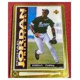 1995 Upper Deck Michael Jordan Metal Baseball Card