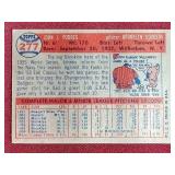1957 Topps Johnny Podres Card