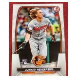 2023 Bowman Gunnar Henderson Rookie Card