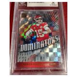 2019 Donruss Dominators Patrick Mahomes Card - BCG 8