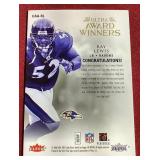 Ray Lewis Game-Used Jersey Card