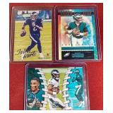 (3) Jalen Hurts Rookie Cards