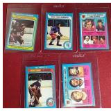 (5) 1979-80 Topps Hockey Cards - All HOFers