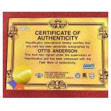 1999 Fleer Sports Illustrated Ottis Anderson Autograph Card