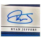 2022 National Treasures Ryan Jeffers Jersey Autograph Card