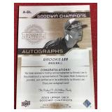2023 Goodwin Champions Brooks Lee Autograph Rookie Card