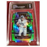 2021 Select Ryan Tannehill Die-Cut Green Prizm - GMA 9 #d/349
