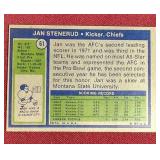1972 Jan Stenerud Autographed Card