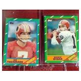 Loaded 19-Card Lot of 1986 Topps Football Cards