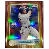 2022 Topps Pro Debut Heriberto Hernandez Gold Refractor #d/50 - GMA 9