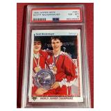 1990-91 Upper Deck Scott Niedermayer Rookie Card - PSA 8