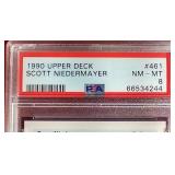 1990-91 Upper Deck Scott Niedermayer Rookie Card - PSA 8